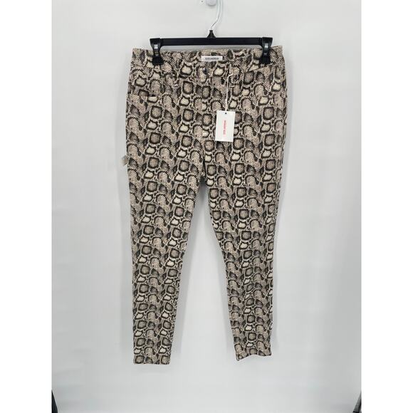 GOOD AMERICAN NWT Good Legs Skinny Jean in Snakeskin // 14 - Picture 4 of 10